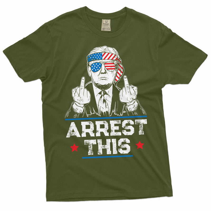 Arrest This Shirt Donald Trump Support Shirt DJT Shirts Rude Offensive Shirt Political Election Gift