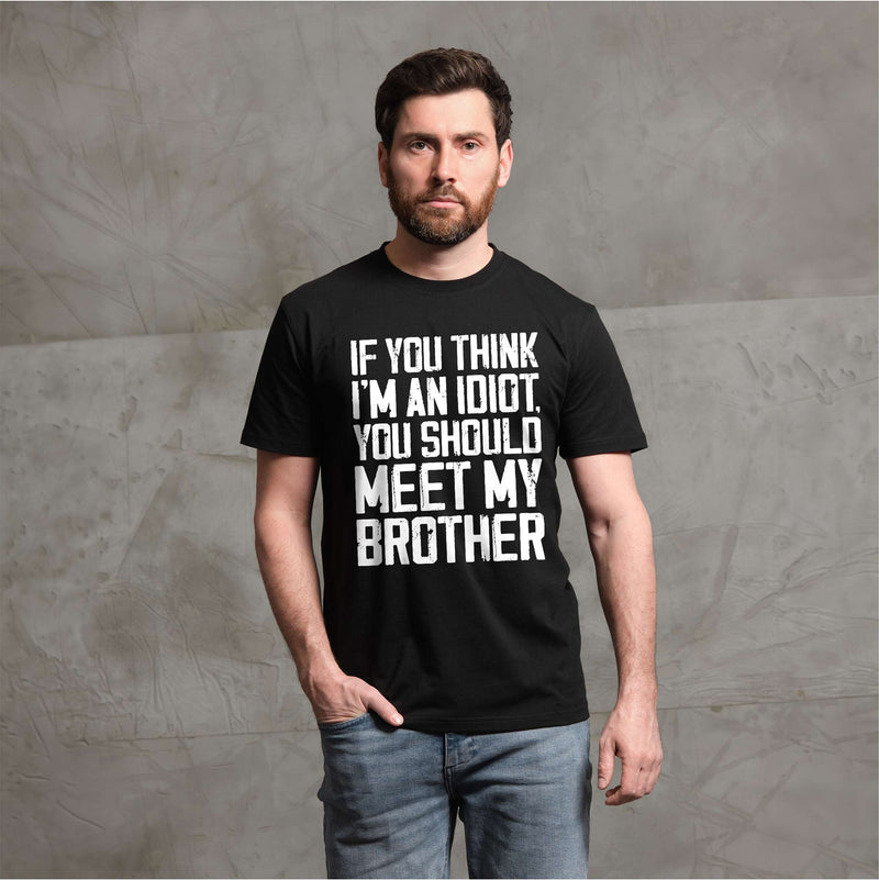 Funny Saying T-shirt Cute Family Shirts Sister Brother Shirts Siblings Humor Humorous T-Shirt