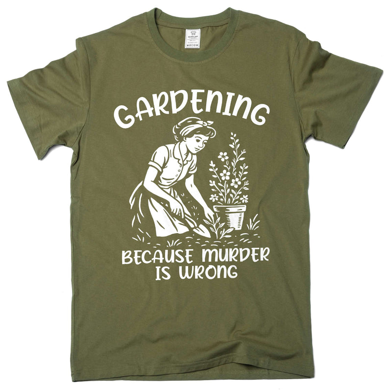 Garderning Funny T-shirt mom grandma wife Halloween humorous sarcastic tee shirt