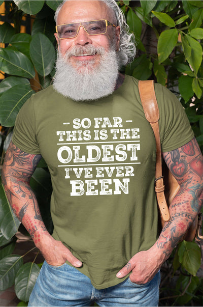 Men's funny Birthday gift T-shirt sarcastic bday Christmas Father's day gift papa grandpa dad tee