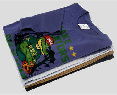 Make Alligators Great Again T-Shirt Funny Humor Humorous Political Tee Shirt