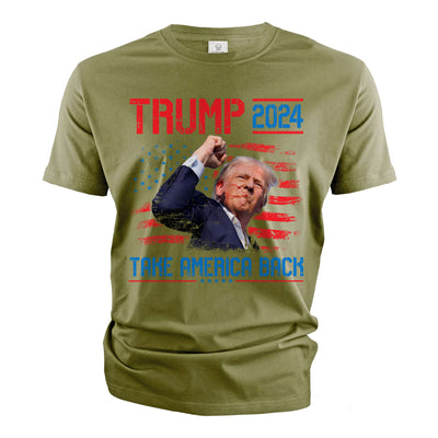 Men's Trump 2024 Shirt Take America Back T Shirt America Patriotic Shirt Donald Trump Tee