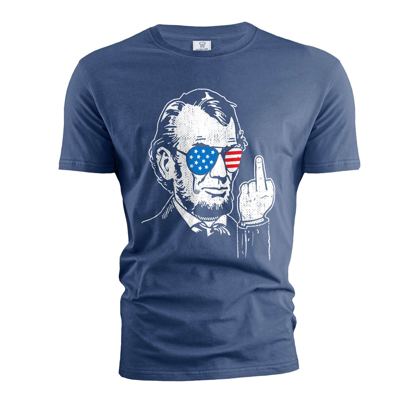 Funny Abraham Lincoln Shirt USA Patriotic Tee Shirt For Men 4th OF July Shirts Fourth July Gifts