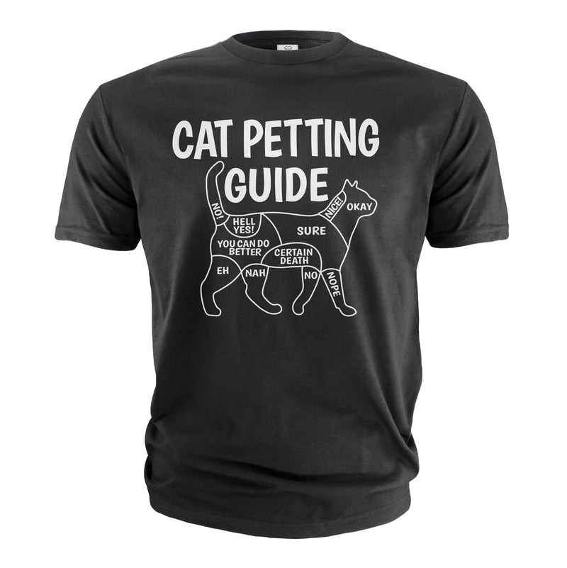 Funny cat petting guide T-shirt Cat lover Pet tee shirt cat person birthday gift Wife mom shirts