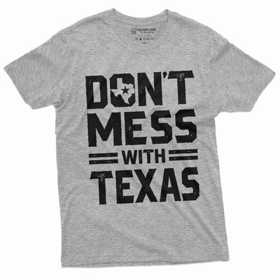 Men's Don't mess with Texas T-shirt Texas border hold the line Tee Shirt