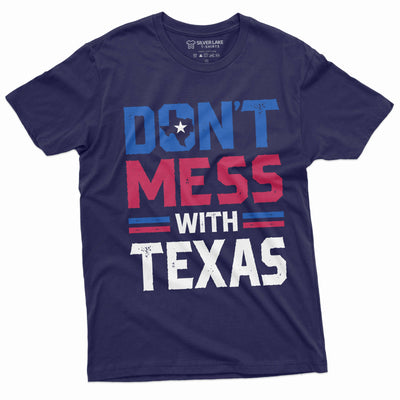 Men's Don't mess with Texas T-shirt Texas border hold the line Tee Shirt