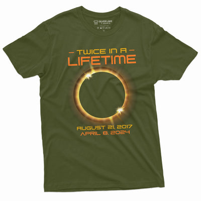 solar eclipse T-shirt Twice in a lifetime total Solar eclipse of April 8, 2024 Tee Shirt