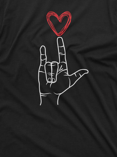 ASL Day T-shirt American Sign Language T-shirt Mens Womens Sign language Celebration Love Tee shirt
