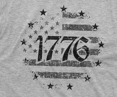 Men's Patriotic 1776 Independence day USA Flag T-shirt 4th of July US Birthday Shirt