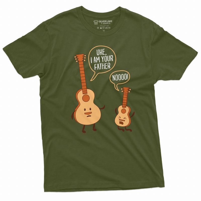 Guitar T-shirt Funny Ukulele I am your Father Shirt Guitarist gifts Music band Musician Tee