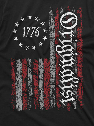 Men's USA Patriotic T-shirt 1776 Originalist T-shirt constitution 4th of July Patriotic American Tee