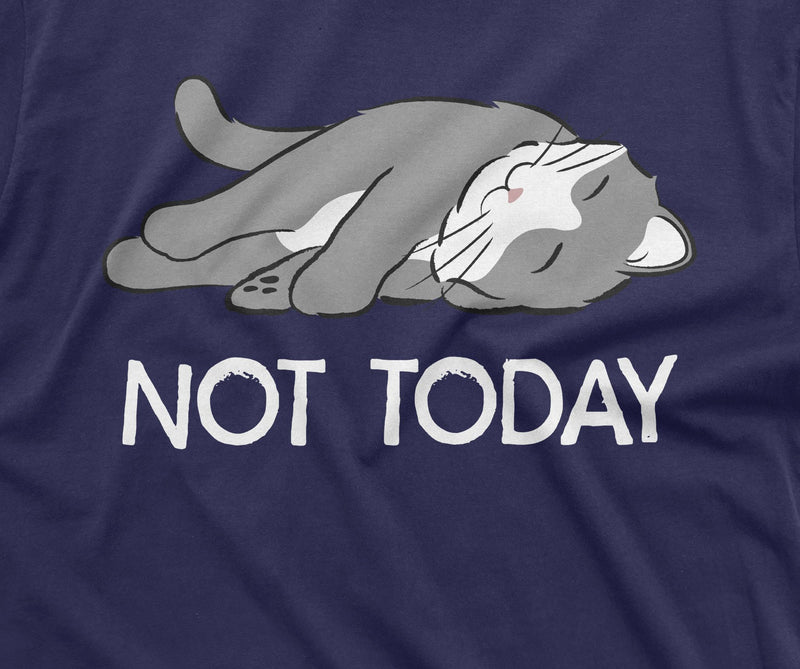 Funny Lazy Cat Not today T-shirt do it later Tee shirt Cat Lover Pet Tee Shirt