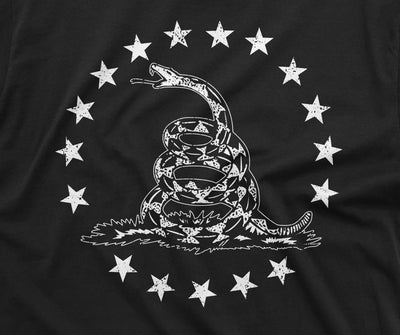 Men's USA Patriotic T-shirt 4th of July Independence day American flag shirt 1776 rattlesnake shirt
