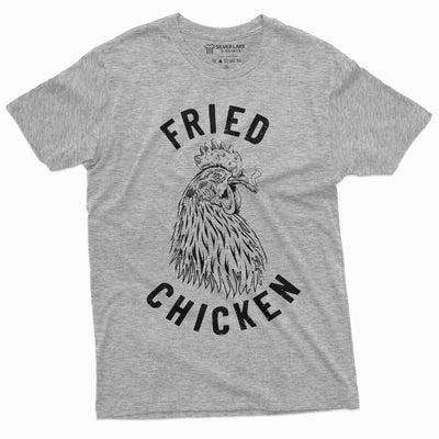 Men's Funny Fried Chicken Tee Shirt Marijuana Weed T-shirt Birthday Gifts Mens shirts