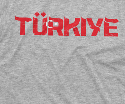 Men's Turkey Turkiye T-shirt Republic Tee Mens shirt flag state emblem Turkish flag tee