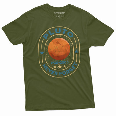 Pluto Neve forget 1930-2006 T-shirt Planets astrology science geeky school T-shirt Funny Gift tee