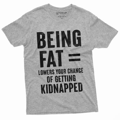 Men's Funny Bein Fat Positive T-shirt Birthday Gift For Him Her Guys Funny shirts