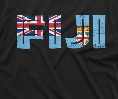 Men's Fiji Shirt Fiji Patriotic Shirt Fiji National Flag Tee Fijian Gifts Fijian Shirts