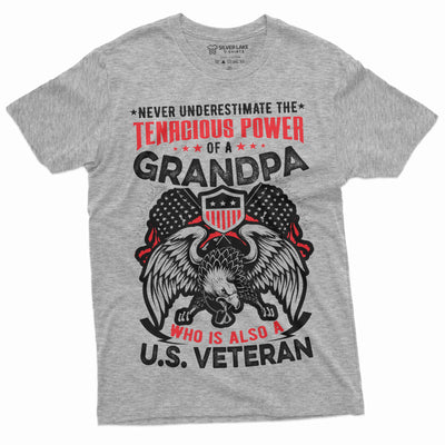 Grandpa T-shirt veteran's day Grandfather Tee shirt US veteran papa memorial day gift t-shirt