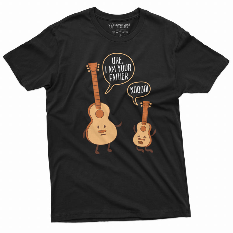 Guitar T-shirt Funny Ukulele I am your Father Shirt Guitarist gifts Music band Musician Tee