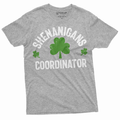 Shenanigans coordinator T-shirt St. Patrick's day Funny tee clover shamrock humorous Shirts