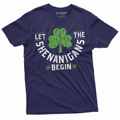 St. Patrick's Day Let the Shenanigans begin T-shirt Saint Patricks Day party Tee Irish Shirts