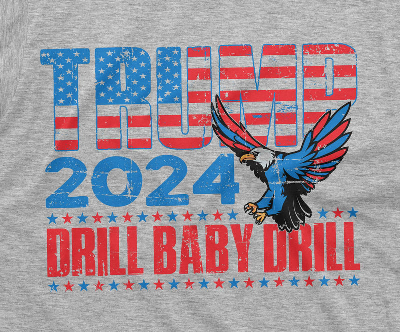 Trump 2024 Drill Baby Drill T-shirt DJT 2024-2028 US presidential elections republican Party Shirt