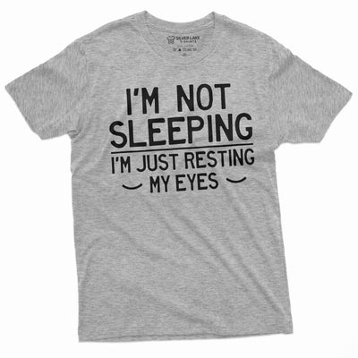 Funny not sleeping T-shirt Humorous Hilarious Gift Tee resting my eyes Shirt