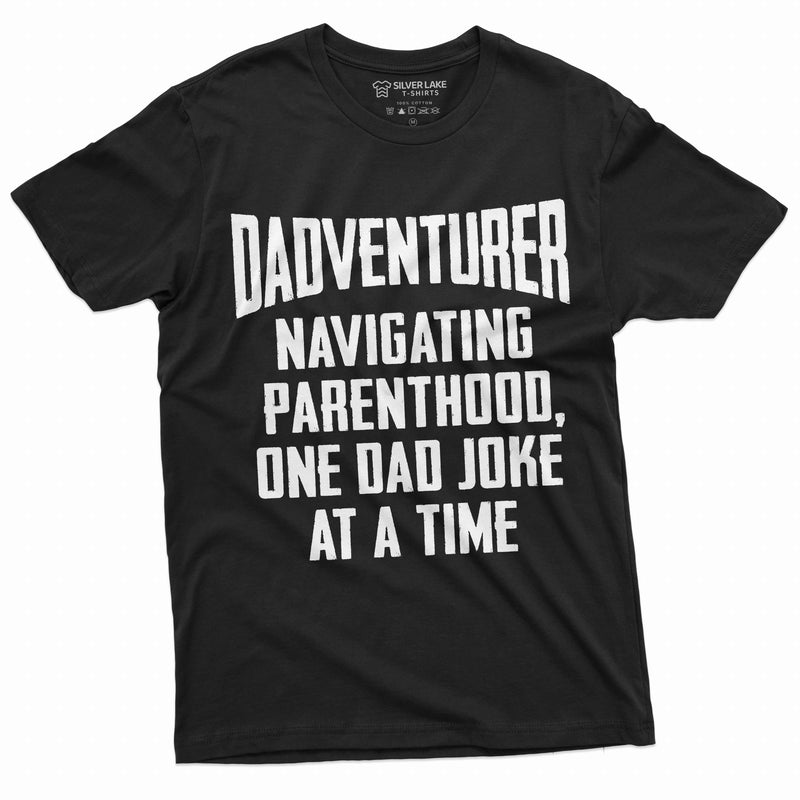 funny Dadventurer parenthood T-shirt Father&