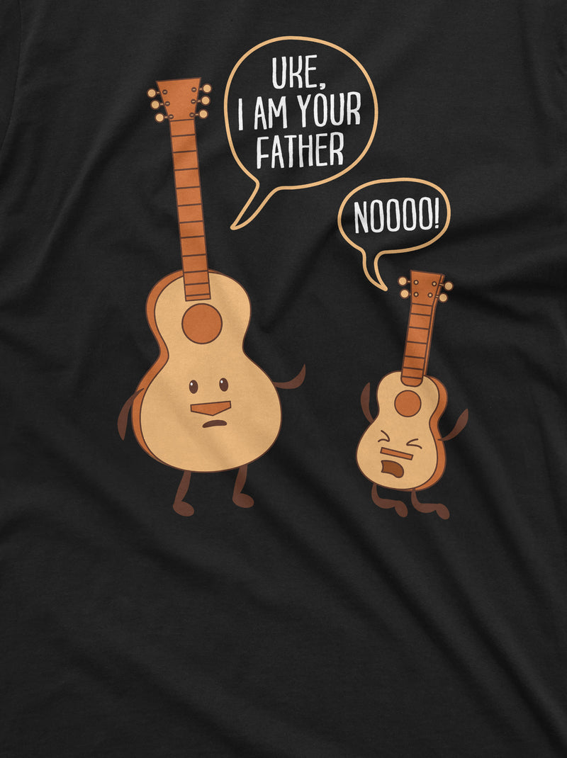 Guitar T-shirt Funny Ukulele I am your Father Shirt Guitarist gifts Music band Musician Tee