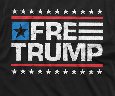 Free Trump Shirt Trump Patriotic Tee USA Flag T-Shirt Donald Trump arrest inditement T-Shirt