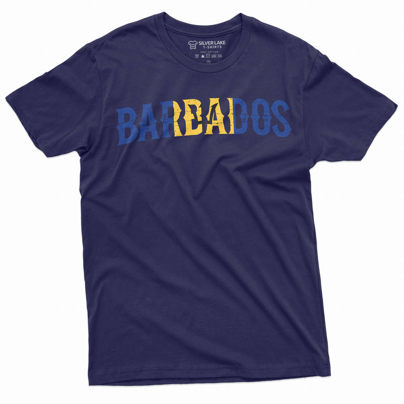 Barbados Unisex Shirt Barbados Patriotic Gift Tee Mens Womens Barbados Shirt Barbadian Gifts