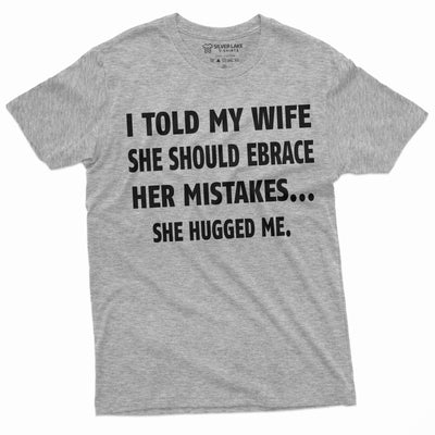 Men's Husband Funny T-shirt Anniversary relationship marriage humorous graphic Teeshirt