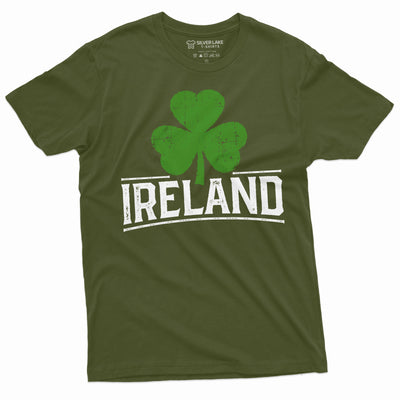 Men's Ireland T-shirt Irish Patriotic holiday shirt Clover shamrock tee Erie St Patricks day Tee