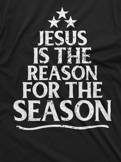 Men's Jesus is the reason for the season T-shirt Christmas Tee shirt Church bible verse quote tee