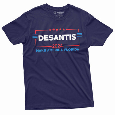 Men's Desantis 2024 T-shirt Ron DeSantis for president Florida governor republican party tee
