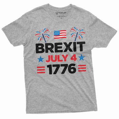 Men's Brexit July 4th 1776 T-shirt Funny independence day USA tee shirt US Brexit from UK tee