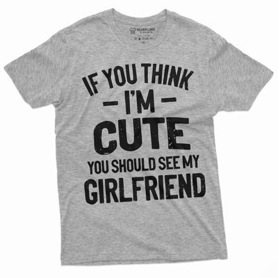 Men's Funny Valentine's Day Boyfriend T-shirt you should see my girlfriend T Shirt