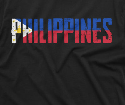Men's Philippines T-shirt Republika Pilipinas Flag Coat of arms country nation T-shirt