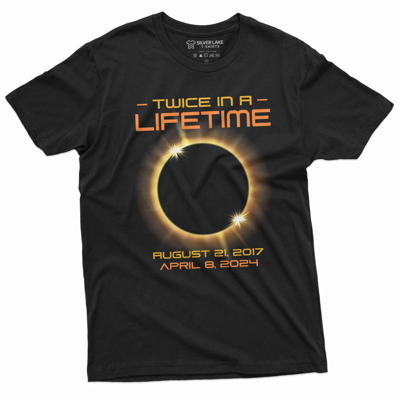 solar eclipse T-shirt Twice in a lifetime total Solar eclipse of April 8, 2024 Tee Shirt