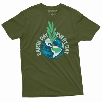 Earth Day T-shirt Earth day every day planet Earth celebration day tee shirt nature flora fauna Tee