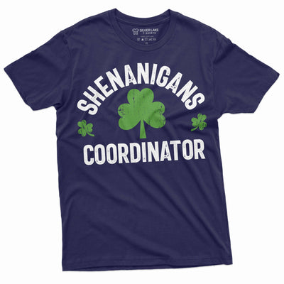 Shenanigans coordinator T-shirt St. Patrick's day Funny tee clover shamrock humorous Shirts