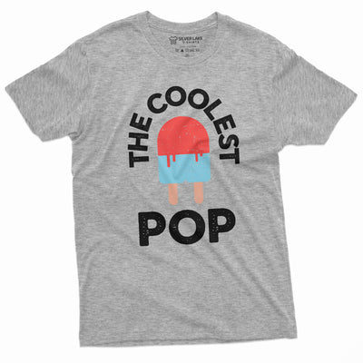 Men's Coolest Pop Tee Shirt Fathers day Grandpa Papa Tee Shirt Pops Christmas Gift Idea