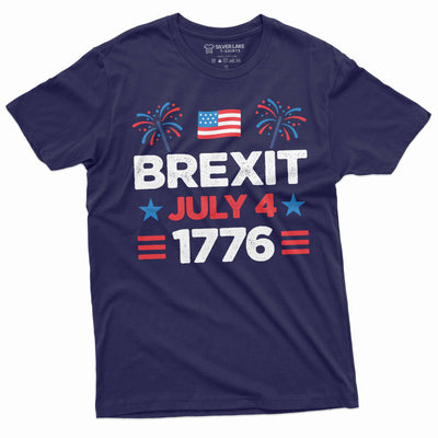 Men's Brexit July 4th 1776 T-shirt Funny independence day USA tee shirt US Brexit from UK tee