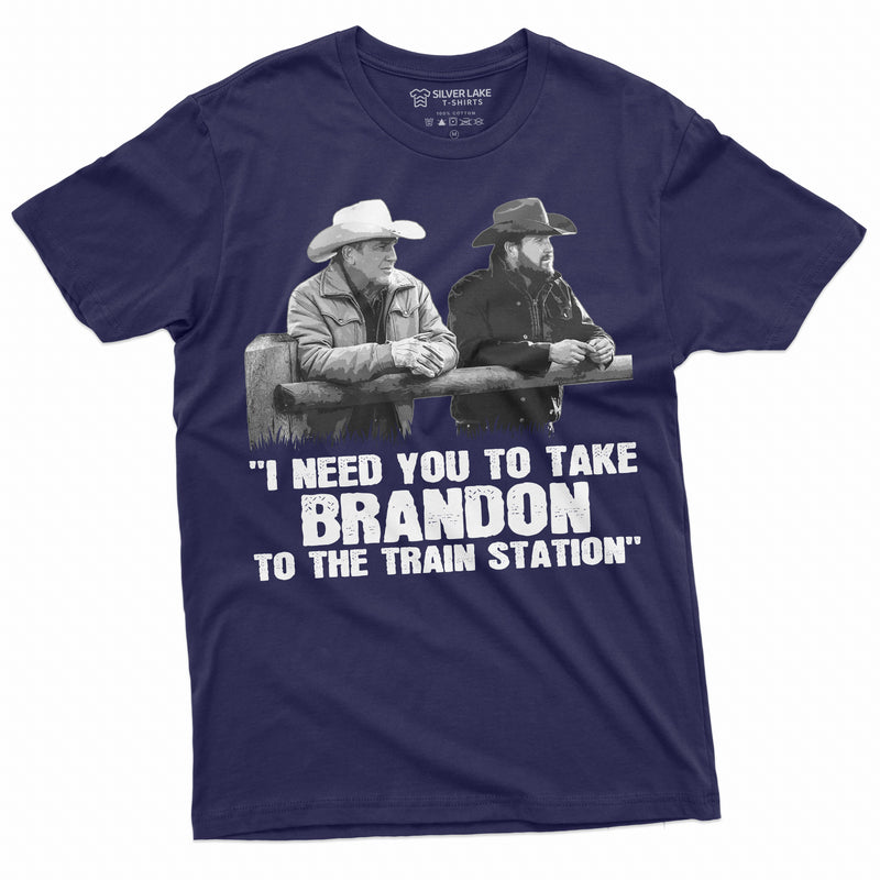 I Need You Take Brandon To The Train Station Funny Anti Joe Biden Shirt Anti Democratic Tee