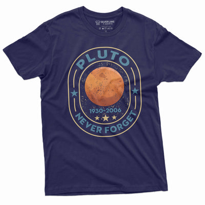 Pluto Neve forget 1930-2006 T-shirt Planets astrology science geeky school T-shirt Funny Gift tee