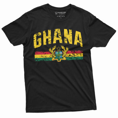 Men's Ghana T-shirt Gaana Adehyeman Patriotic Tee Shirt Country Nationality Gift Tee Football Soccer Tee