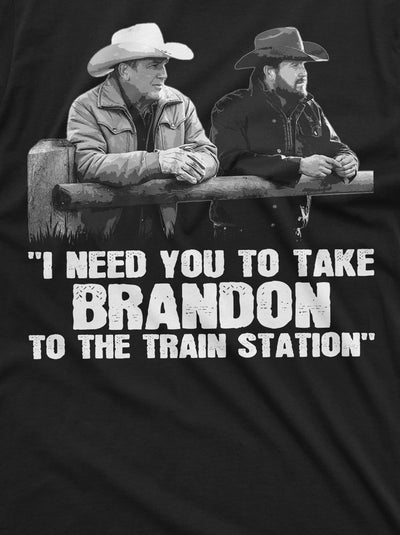 I Need You Take Brandon To The Train Station Funny Anti Joe Biden Shirt Anti Democratic Tee