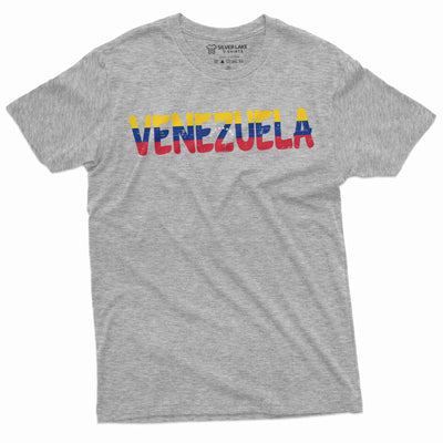 Men's Venezuela T-shirt Venezuela flag coat of arms country Patriotic Tee shirt