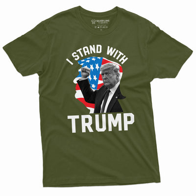 Men's I stand with Trump T-shirt DJT 2024 Arrest Tshirt Donald Trump Supporter Tee shirt Trump for president election Teeshirt